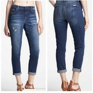Joe's Jeans Gia Distressed Straight Leg Denim Jeans